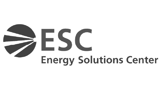 Energy Solutions Center Logo - Grayscale